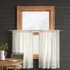 2pk 42"x36" Light Filtering Stripe Border Curtain Tiers Cream/Gray - Threshold™ 2 2pk 42"x36" Light Filtering Stripe Border Curtain Tiers Cream/Gray - Threshold™ -Best Homewares Store GUEST 716d731e aae2 4421 85b0 f4ed11bd58e4