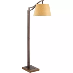 Franklin Iron Works Tahoe Rustic Industrial Downbridge Arc Floor Lamp 60" Tall Bronze Metal Faux Leather Empire Shade For Living Room Reading Bedroom 14 Franklin Iron Works Tahoe Rustic Industrial Downbridge Arc Floor Lamp 60" Tall Bronze Metal Faux Leather Empire Shade For Living Room Reading Bedroom -Best Homewares Store GUEST 73942368 bb6f 4a87 8ab7 ec98e041e09d
