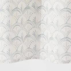 Block Print Scallop Shower Curtain Aqua Blue - Threshold™ -Best Homewares Store GUEST 778a054f a5b3 486b 8a5e 47632fd96cbf