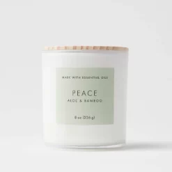 Wood Lidded Glass Wellness Peace Candle - Threshold™ -Best Homewares Store GUEST 7dafd42c 8838 4237 adb0 5f8c4050c49a