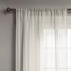 1pc 54"x84" Sheer Leno Weave Curtain Panel Ivory - Threshold™ -Best Homewares Store GUEST 7e18ada1 0d62 4dd2 b225 3fef856199b1