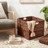 Woven Abaca Folding Lidded Cube Brown - Brightroom™ -Best Homewares Store GUEST 7ea4390c 9378 486e 8e54 b9f194756a7f