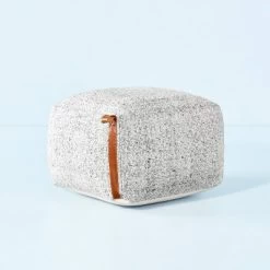 Hand-Woven Pouf Ottoman With Leather Trim - Hearth & Hand™ With Magnolia 13 Hand-Woven Pouf Ottoman With Leather Trim - Hearth & Hand™ With Magnolia -Best Homewares Store GUEST 819b4a8f 2db7 4089 b6dd 3544521baa39