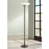 Possini Euro Design Meridian Light Blaster Modern Torchiere Floor Lamp 72" Tall Oil Rubbed Bronze LED Frosted Glass Shade For Living Room Bedroom Home -Best Homewares Store GUEST 834f65d6 48a5 47f0 9e8e de4b7623b483