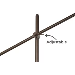 Possini Euro Design Industrial Floor Lamp Adjustable Arm 62.5" Tall Oiled Bronze Metal Light Brown Linen Drum Shade For Living Room Reading 11 Possini Euro Design Industrial Floor Lamp Adjustable Arm 62.5" Tall Oiled Bronze Metal Light Brown Linen Drum Shade For Living Room Reading -Best Homewares Store GUEST 865aed3f 133f 4541 bf6d b6247a5233dd