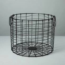 Round Wire Storage Basket With Handles Black - Hearth & Hand™ With Magnolia -Best Homewares Store GUEST 89271918 20ca 45a0 9c44 39bb0a31b0f0