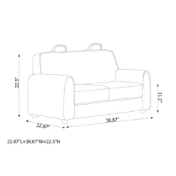 Upholstered Kids' Sofa Gray - Pillowfort™ -Best Homewares Store GUEST 8bd0e36e 147c 4c1d bcfb 73703a97ebdd