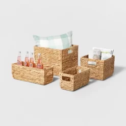 Woven Water Hyacinth Milk Crate - Brightroom™ -Best Homewares Store GUEST 9365bfe9 dbd8 490b ac54 8d2b5765ece7