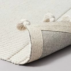 Texture Border Stripe Rug Cream/Silver Gray - Hearth & Hand™ With Magnolia -Best Homewares Store GUEST 94669fa7 9809 4e40 99dd 993073cf36dc