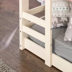Twin Over Twin Indy Solid Wood Low Bunk Bed - Saracina Home -Best Homewares Store GUEST 96183bcc 8292 40fe 8e74 beec5d91051a