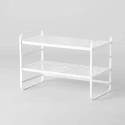2 Tier Shoe Rack Metal Mesh - Brightroom™ -Best Homewares Store GUEST 97469fbe 60a1 4d79 b7f6 0432247cf2d3