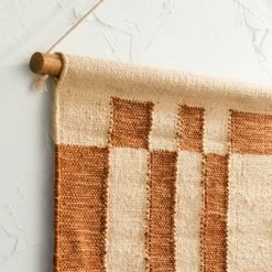 24" X 36" Hand Woven Jute/Polyester Wall Art With Wooden Dowel - Threshold™ -Best Homewares Store GUEST 97f48457 4e1f 4c9e 9aea 6019a16a2481