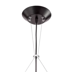 Possini Euro Design Planet Black Large Pendant Light 31 1/2" Wide Mid Century Modern White Glass For Dining Room House Foyer Kitchen Island Entryway -Best Homewares Store GUEST 985504dc aa49 4795 bbbc 7b6637a5bb32