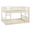 Twin Over Twin Indy Solid Wood Low Bunk Bed - Saracina Home -Best Homewares Store GUEST a302490c 1fe8 468b 94d4 2b926b6ee4be