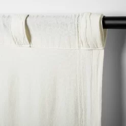 Tonal Texture Curtain Panel Sour Cream - Hearth & Hand™ With Magnolia -Best Homewares Store GUEST a3759400 9398 4b46 97a0 2fba23657e88