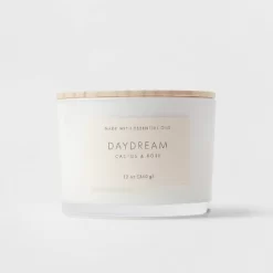 Wood Lidded Glass Wellness Daydream Candle - Threshold™ -Best Homewares Store GUEST a7e1807b 0d8a 4b7c 968f 12e8206ee55d