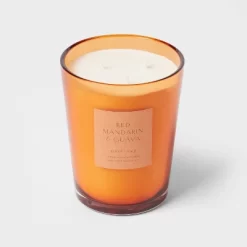 Colored Vase Glass With Dustcover Mandarin & Guava Candle Orange - Threshold™ 11 Colored Vase Glass With Dustcover Mandarin & Guava Candle Orange - Threshold™ -Best Homewares Store GUEST aa27f146 dfa7 4f00 a5e8 351ea0849844