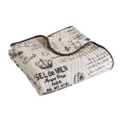 Histoire Script Quilted Throw - Levtex Home 7 Histoire Script Quilted Throw - Levtex Home -Best Homewares Store GUEST ab0430d0 1029 4622 899a e3a0e0db2709