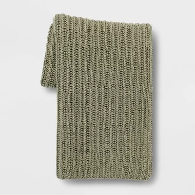 Chunky Knit Reversible Throw Blanket - Threshold™ 13 Chunky Knit Reversible Throw Blanket - Threshold™ - Image 11
