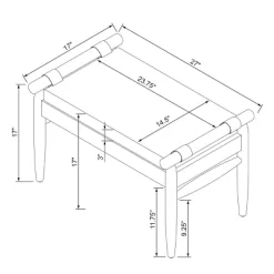 Upholstered Natural Wood Ottoman - Hearth & Hand™ With Magnolia 12 Upholstered Natural Wood Ottoman - Hearth & Hand™ With Magnolia -Best Homewares Store GUEST afcfd56b 81e5 4152 9ced a68615650b1e