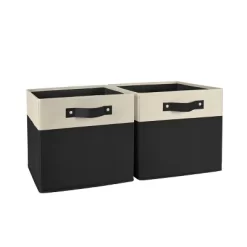 2pc Kids' 10.5" Two-Toned Folding Storage Bin Set - RiverRidge Home -Best Homewares Store GUEST b0cd9c0c 2716 47bb 9142 06532c147172