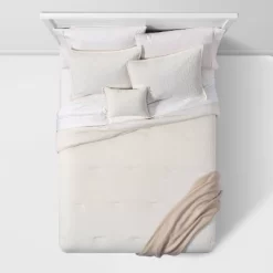 5pc Solid Textured Comforter Set - Threshold™ -Best Homewares Store GUEST b1b2e323 dee4 4c8c ba1a bd2c13557d35