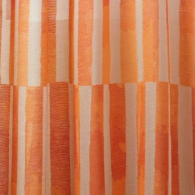 1pc Sheer Ophelia Printed Burnout Window Curtain Panel Orange - Opalhouse™ Designed With Jungalow™ 5 1pc Sheer Ophelia Printed Burnout Window Curtain Panel Orange - Opalhouse™ Designed With Jungalow™ - Image 3