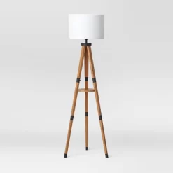 Tripod Floor Lamp With Shelf Brown Wood - Threshold™ 10 Tripod Floor Lamp With Shelf Brown Wood - Threshold™ -Best Homewares Store GUEST b1b8ca20 55ea 4c4e bc34 1f4ca7a73cd2