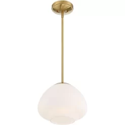 Possini Euro Design Orilla Brass Mini Pendant Light 11 3/4" Wide Mid Century Modern White Opal Glass Shade For Dining Room House Foyer Kitchen Island 12 Possini Euro Design Orilla Brass Mini Pendant Light 11 3/4" Wide Mid Century Modern White Opal Glass Shade For Dining Room House Foyer Kitchen Island -Best Homewares Store GUEST b30bd1e8 35ac 46e4 afe7 4dbfc3645d7c