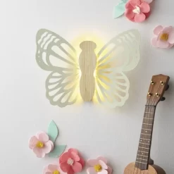 Butterfly Wood Lit Kids' Wall Decor Cream - Pillowfort™ -Best Homewares Store GUEST b3cbb6e1 bc0c 4879 995b 9742aeb143db