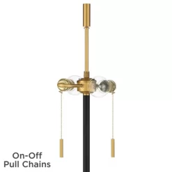 Possini Euro Design Roxie Modern Floor Lamp With Riser 65 1/2" Tall Brass Black Metal Sheer Linen Double Drum Shade For Living Room Bedroom Office 11 Possini Euro Design Roxie Modern Floor Lamp With Riser 65 1/2" Tall Brass Black Metal Sheer Linen Double Drum Shade For Living Room Bedroom Office -Best Homewares Store GUEST b5c07179 5767 4f85 8a6f b0163d6075eb