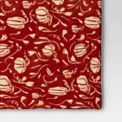 Mini Pumpkin Printed Plush With Shearling Reverse Throw Blanket - Threshold™ -Best Homewares Store GUEST b60a419a 1e21 4dc8 bddb 5d71211cccc0