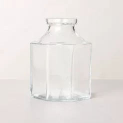 Octagonal Clear Glass Bottle Vase - Hearth & Hand™ With Magnolia 11 Octagonal Clear Glass Bottle Vase - Hearth & Hand™ With Magnolia -Best Homewares Store GUEST b77fda3b 4964 41c9 b258 a7f93f4b99c9