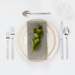 20pc Valona 18/10 Stainless Steel Flatware Set - Threshold Signature™