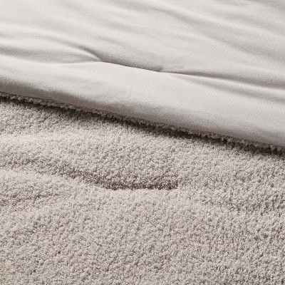 3pc King Traditional Cozy Chenille Comforter And Sham Set Gray - Threshold™ 4 3pc King Traditional Cozy Chenille Comforter And Sham Set Gray - Threshold™ - Image 2