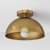Valencia Flush Mount Ceiling Light Brass - Threshold™ -Best Homewares Store GUEST b98a9a40 143f 4749 b4e0 f18af9f674b9