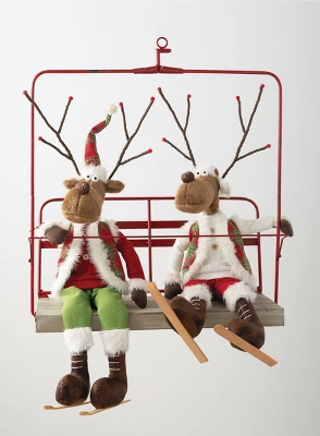 Sullivans Ski Lift Hanging Display 33"H Red 3 Sullivans Ski Lift Hanging Display 33"H Red