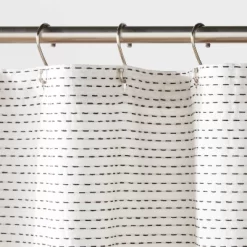 Woven Dotted Line Shower Curtain - Threshold™ 6 Woven Dotted Line Shower Curtain - Threshold™ -Best Homewares Store GUEST bdbe3271 c909 4e04 833b 0e33cfd3482f