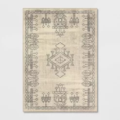 Hancock Distressed Center Motif Rug Beige - Threshold™ -Best Homewares Store GUEST be876dc4 ac47 4320 bfe0 7a03c9caedf2