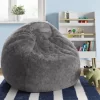 XL Fuzzy Kids' Bean Bag Gray - Pillowfort™ -Best Homewares Store GUEST bff175fe 567c 45d6 9ac8 675f265321af