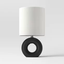 Abstract Ceramic Mini Table Lamp Black - Threshold™ -Best Homewares Store GUEST c46c4037 20c5 40d9 8a44 b6b6d2e5da92