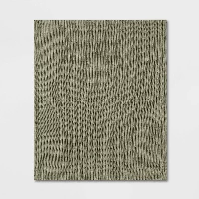 Chunky Knit Reversible Throw Blanket - Threshold™ 4 Chunky Knit Reversible Throw Blanket - Threshold™ - Image 2