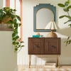 24" X 30" Wood And Brass Wall Mirror Blue - Opalhouse™ Designed With Jungalow™ -Best Homewares Store GUEST cb96163c 8169 4317 ba73 7b186591eed2