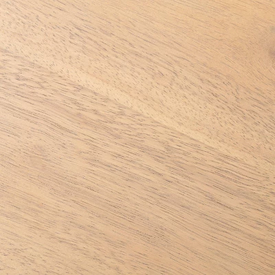 Upholstered Natural Wood Ottoman - Hearth & Hand™ With Magnolia 5 Upholstered Natural Wood Ottoman - Hearth & Hand™ With Magnolia - Image 3