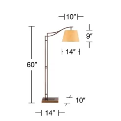 Franklin Iron Works Tahoe Rustic Industrial Downbridge Arc Floor Lamp 60" Tall Bronze Metal Faux Leather Empire Shade For Living Room Reading Bedroom 16 Franklin Iron Works Tahoe Rustic Industrial Downbridge Arc Floor Lamp 60" Tall Bronze Metal Faux Leather Empire Shade For Living Room Reading Bedroom -Best Homewares Store GUEST cdcb0041 14d4 4985 b75a b2028eeb3b00