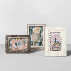 5" X 7" Scratched Bone Photo Frame Light Brown - Opalhouse™ -Best Homewares Store GUEST d208eaa2 2cc2 41d8 828d 4840fa5472f7