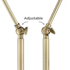 Possini Euro Design Sentry Modern Mid Century Desk Lamp 23" High Black Brass With USB Charging Port LED Adjustable Cone Shade For Bedroom Living Room -Best Homewares Store GUEST d3ce9263 7a5c 44b4 9cc2 8c349dada242