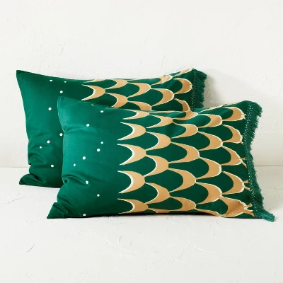 Full/Queen Printed Comforter & Sham Set Teal - Opalhouse™ Designed With Jungalow™ 5 Full/Queen Printed Comforter & Sham Set Teal - Opalhouse™ Designed With Jungalow™ - Image 3