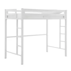 Twin Premium Deluxe Metal Loft Bed - Saracina Home -Best Homewares Store GUEST d5e2f50f 001e 4e3d bb59 b10ee05e384c