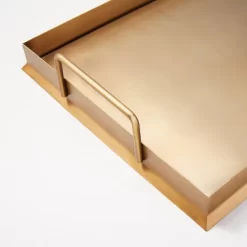 Beveled 12" X 16" Metal Decor Tray Brass Finish - Hearth & Hand™ With Magnolia -Best Homewares Store GUEST d65f60f1 7931 46c6 9fde 1ee80041ecb1